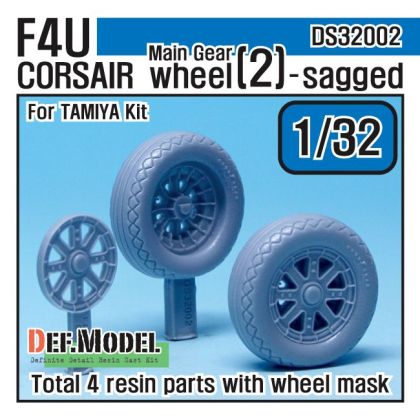 1:32 F4U-1 Corsair Wheel set 2 (for Tamiya 1:32 )