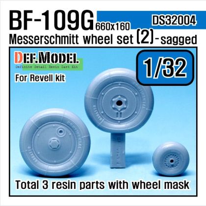 1:32 Bf109G-6 Wheel set 2 (for Revell, ETC 1:32 )