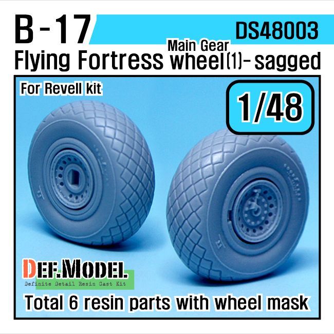1:48 B-17F/G Flying Fortress Wheel set 1 (for Revell 1:48 )