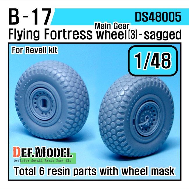 1:48 B-17F/G Flying Fortress Wheel set 3 (for Revell 1:48 )