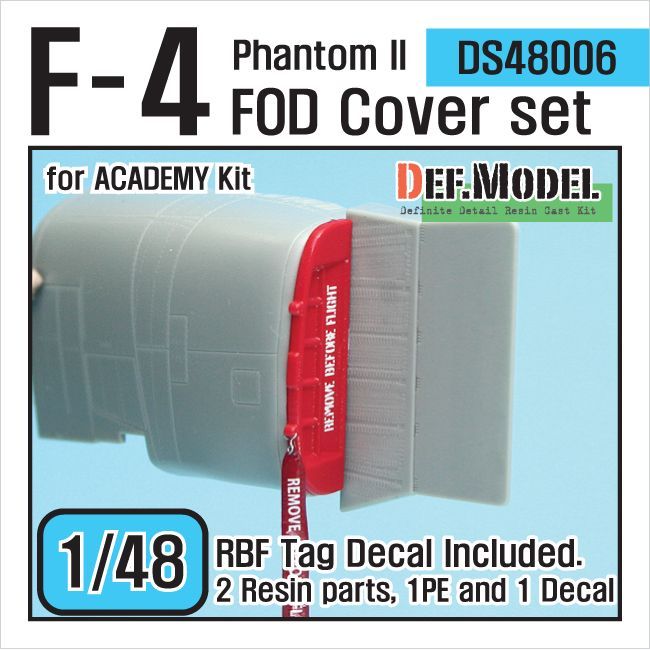 1:48 F-4B/C/D Phantom II FOD Cover set (for Academy 1:48 )