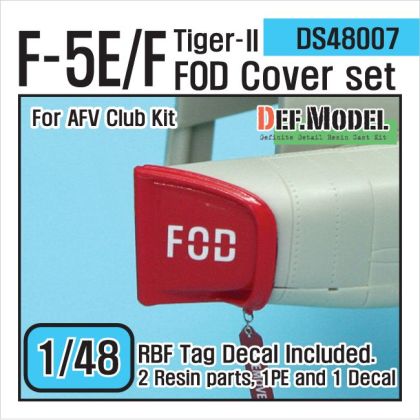 1:48 F-5E/F Tiger-II FOD Cover set (for AFV Club 1:48 )