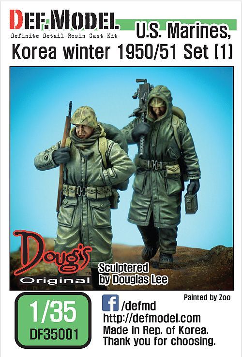 1:35 US Marines Korea Winter 1950/51 Set 1 (2 Figures)