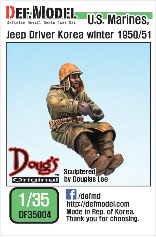 1:35 US Marines Jeep Driver Korea Winter 1950/51