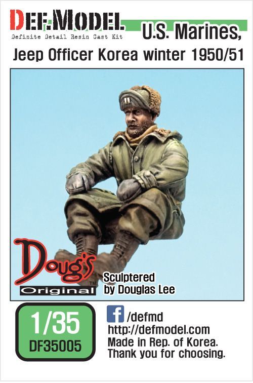 1:35 US Marines Jeep Officer Korea Winter 1950/51