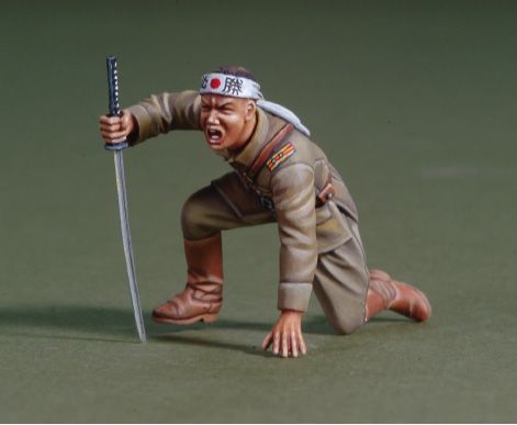 1:35 WWII Japanese Officer 'Banzai Attack'