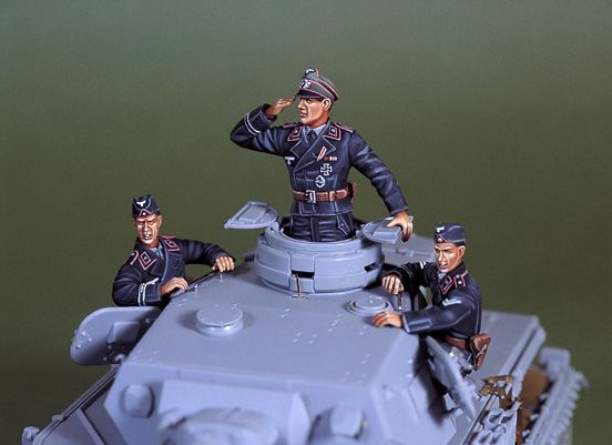 1:35 WWII Early war WH panzer crew set (3Fig.s)