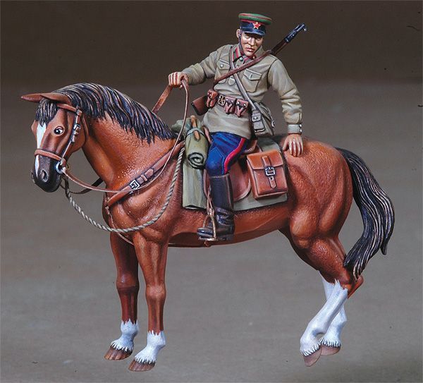 1:35 WWII Russian Mounted Officer