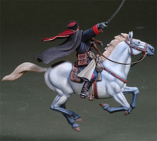1:35 WWII Russian Cossack Cavalry W/ sabre