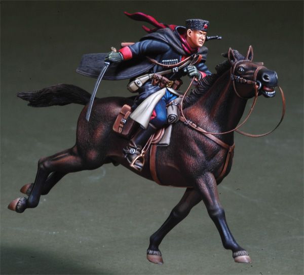 1:35 WWII Russian Cossack Cavalry Officer
