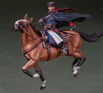 1:35 WWII Russian Cossack Cavalry W/ Whip