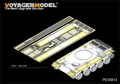 1:35 PLA Type62 Light Tank Fenders (For TRUMPETER 05537)