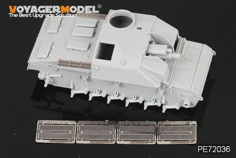1:72 WWII German Pz.Kpfw.III Grills (4pces)(For DRAGON)