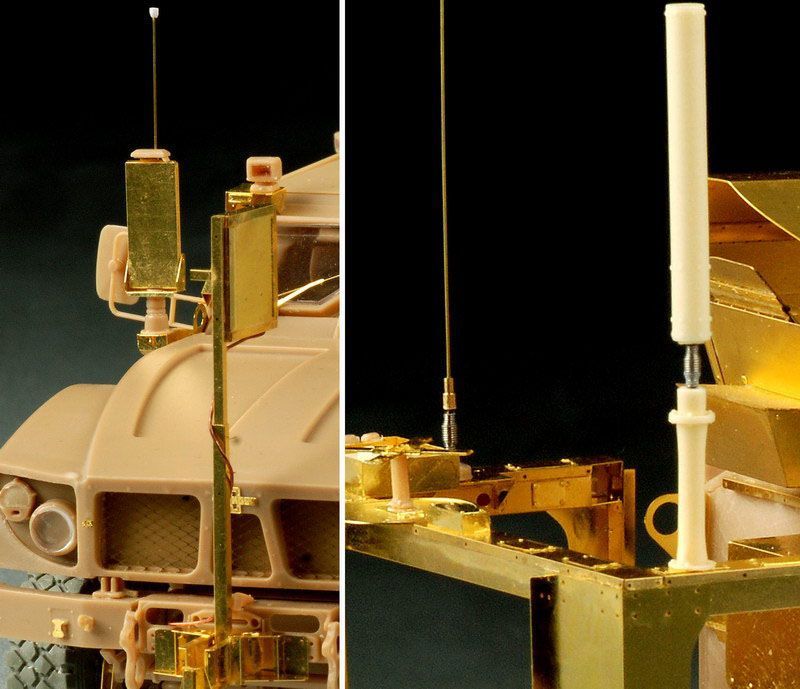 1:35 Modern US M-ATV MRAP Rhino Anti IED Device sets (For KINETIC Model K61007)