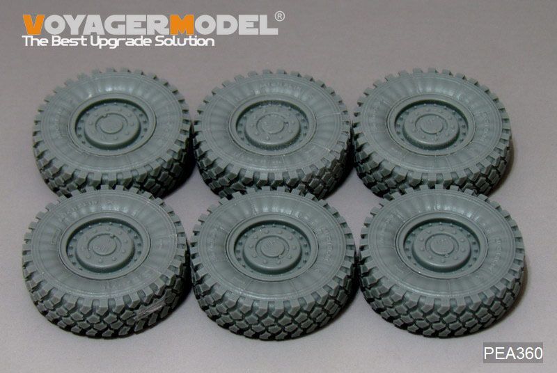 1:35 Modern US COUGAR 6X6 MRAP Road Wheels Ver.A (6PCESS)