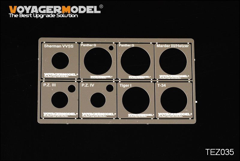 1:48 WWII AFV Road Wheels Stenciling templates