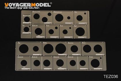 1:35 WWII AFV Road Wheels Stenciling templates