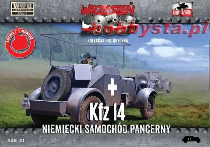 1:72 Kfz 14 German armored radio car