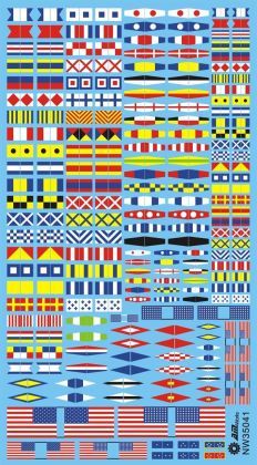 1:350/1:700 US NAVY Flags and Pennants-Small sizes