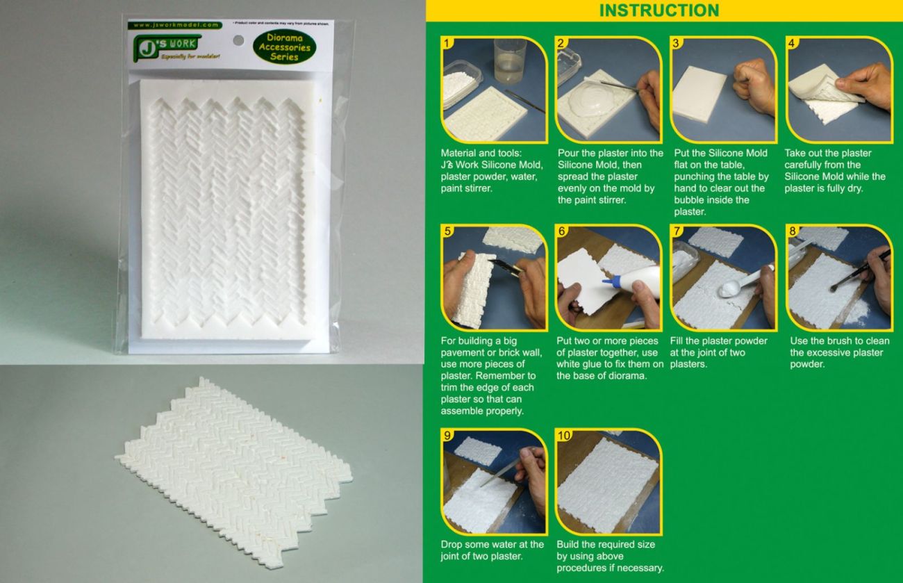 Silicone Mold For 1/35 Stone Pavement 3 (Small)