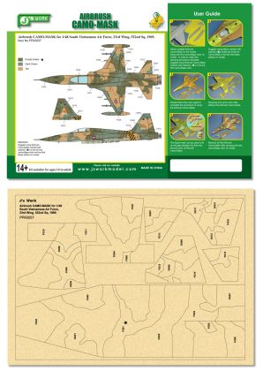 Airbrush CAMO-MASK for 1/48 South Vietnamese Air Force, 23rd Wing, 522nd Sq, 1969.