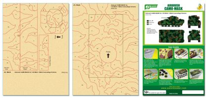 Airbrush CAMO-MASK for 1/35 M2A1 / M2A2 Camouflage Scheme