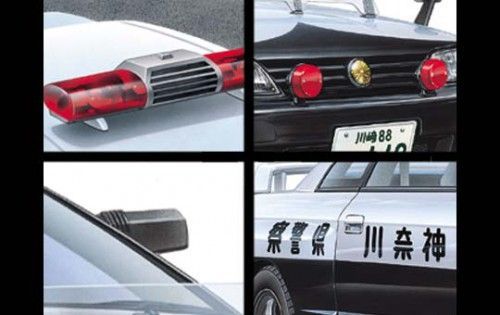 1:24 PATROL CAR PARTS B-TYPE