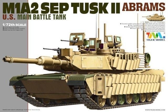 1:72 U.S M1A2 Tusk II Abrams MBT