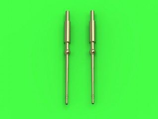 1:700 OTO-Melara 76 mm/62 (3in) gun barrels (2pcs) - Used on OHP class frigate and many other modern warship classes