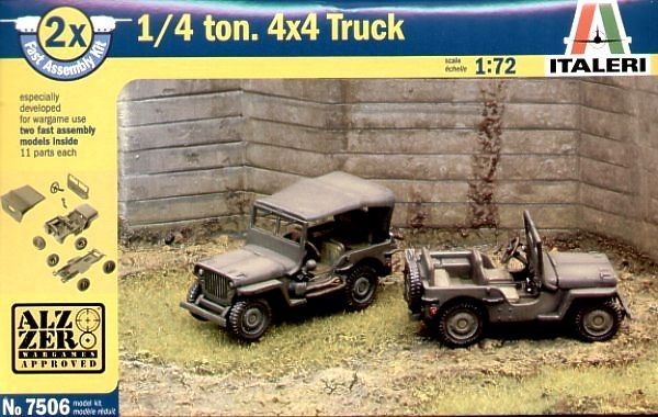 1:72 Willys Jeep 1/4 ton 4x4