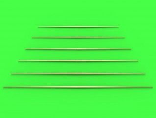 1:700 Set of universal yardarms No2 (lengths = 20, 22.5, 25, 27.5, 30, 32.5mm - 1pc of each)