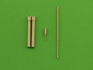 1:32 He-162 Salamander - armament and detail set (MG 151 barrel tips, nose gear indicator and Pitot Tube)