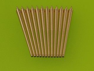 1:700 USN 14in/45 (35,6 cm) (12 pcs) - New York (B-34), Nevada (B-36) and Pennsylvania (B-38) classes - fits to USS Arizona model