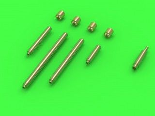 1:32 P-38 Lightning - late armament (.50 cal Brownings with covered cooling jackets & late 20mm cannon tips)