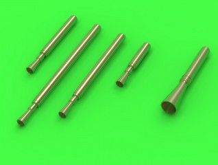 1:48 P-38M Lightning - .50 cal Brownings and 20mm cannon tips with flash hiders