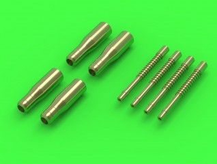 1:72 Hawker Hurricane Mk IIC - Hispano Mk I 20mm cannons (with flat recoil springs) (4pcs)