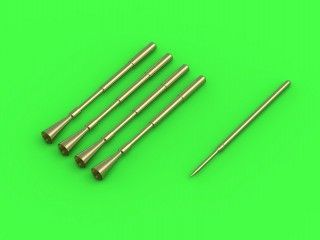 1:72 A-1 Skyraider - 20mm cannon barrels with flash hiders and Pitot Tube