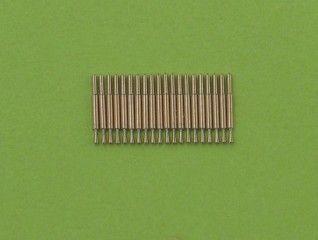 1:350 Vickers .50 cal machine gun barrels (20pcs) - standard British AA weapon prior to the Oerlikon