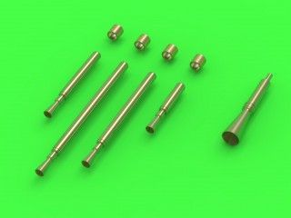 1:32 P-38M Lightning - .50 cal Brownings and 20mm cannon tips with flash hiders