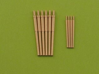 1:350 IJN Yahagi armament - 15cm (6pcs), 8cm (4pcs) barrels