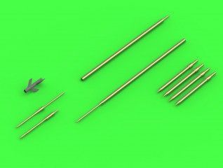 1:72 Su-9 / Su-11 (Fishpot / Fishpot C) - Pitot Tubes and missile rails heads