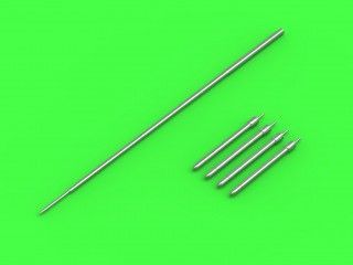 1:32 MiG-19PM (Farmer E) – missile rails nose parts (4pcs) & Pitot Tube