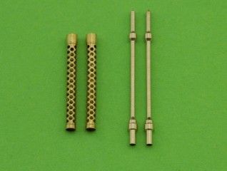 1:48 Italian machine gun  Breda SAFAT 7,7mm barrels (2pcs)