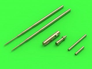 1:72 MiG-17A/P/F (Fresco A, B, C) - 37mm and 23mm gun barrels set & Pitot Tubes