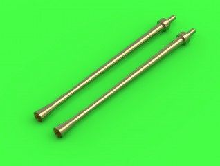 1:144 German aircraft cannon 3,7cm Flak 18 gun barrels (used on Ju-87G and other) (2pcs)