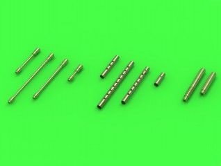 1:48 P-38 Lightning - early armament (.50 cal Brownings with drilled cooling jackets & early and late 20mm cannon tips)