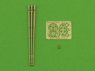 1:48 M197 - Three-barrelled rotary 20mm cannon - turned barrels with etched barrel clamps - used on AH-1 Cobra