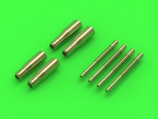 1:48 Hawker Hurricane Mk IIC - Hispano Mk I 20mm cannons (with flat recoil springs) (4pcs)