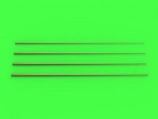 1:350 Set of universal tapered masts No1 (length = 100mm each, diameters = 0,3/1,2mm; 0,4/1,5mm; 0,5/1,8mm; 0,6/2mm)