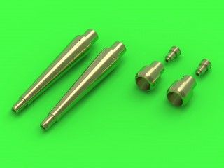 1:32 Spitfire Mk.IXe/XVIe early version (conical fairings) - Hispano 20mm & Browning .50cal in fairings (fit to Tamiya)